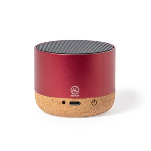 Enceinte bluetooth en bambou et aluminium recyclé. Puissance sonore 3w.
