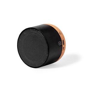 Enceinte bluetooth en bambou et aluminium recyclé. Puissance sonore 3w.