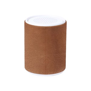 Enceinte rabs et cuir bluetooth. Puissance sonore 3w. Batterie 400 mah