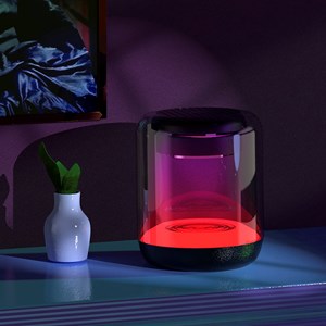 Enceinte transparent s20 avec batterie de 500mah