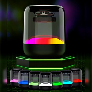 Enceinte transparent s20 avec batterie de 500mah