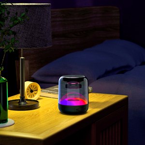 Enceinte transparent s20 avec batterie de 500mah