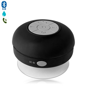 Enceinte rariax bluetooth avec ventouse, résistant aux éclaboussures d'eau.
