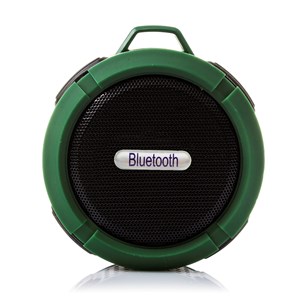 Enceinte bluetooth circulaire résistant à l'eau avec ventouse c6