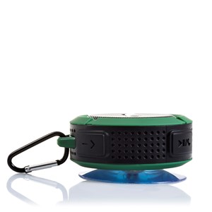 Enceinte bluetooth circulaire résistant à l'eau avec ventouse c6