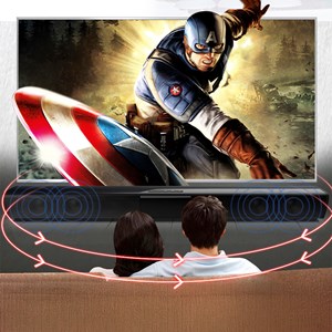 Barre de son 4.0 bs-28b. Bluetooth 4.2, entrée rca, auxiliaire.