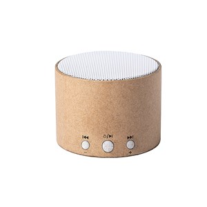 Enceinte nature carton recyclé bluetooth 5.0. Puissance sonore 3w.
