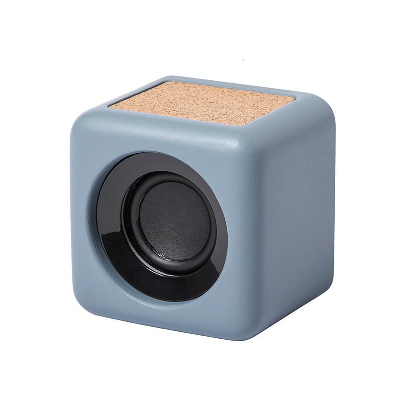 Enceinte nature en liège et calcaire bluetooth 5.0. Puissance sonore 3w.