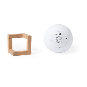 Enceinte lumières led. 2 positions de lumière. Intensité de lumière réglable.