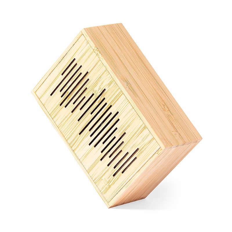 Enceinte charge solaire. Nature bambou bluetooth. Puissance sonore 3w.