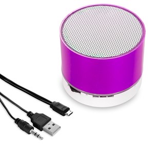Enceinte compacte viancos bluetooth 3.0 de 3w, avec lumière led.