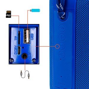 Enceinte a117 bluetooth portable. Lecteur usb, micro sd, radio fm.