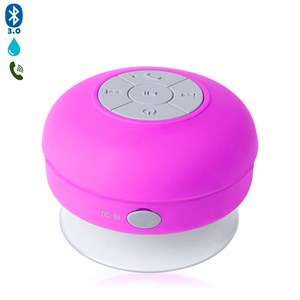 Enceinte rariax bluetooth avec ventouse, résistant aux éclaboussures.