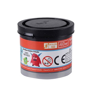 Pack 6 uds peinture 40 ml noir