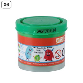 Pack 6 uds peinture 40 ml vert clair