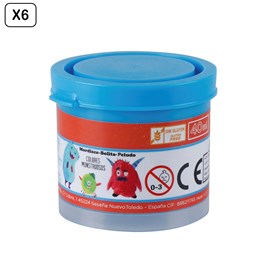 Pack 6 uds peinture 40 ml bleu céleste
