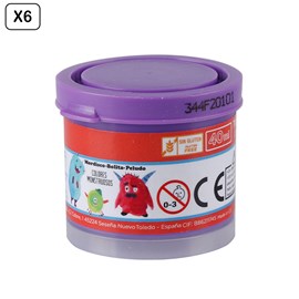 Pack 6 uds peinture 40 ml violette
