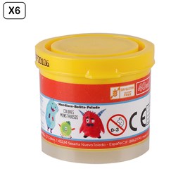 Pack 6 uds peinture 40 ml jaune