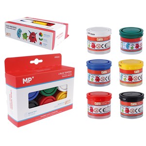 Etui de 6 couleurs de tempéra 40 ml