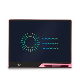 Tablette de dessin et d'écriture lcd de 16 pouces, fond multicolore.