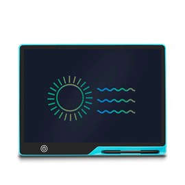 Tablette de dessin et d'écriture lcd de 16 pouces, fond multicolore.
