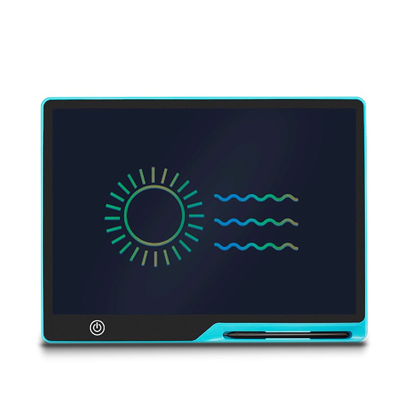 Tablette de dessin et d'écriture lcd de 16 pouces, fond multicolore.