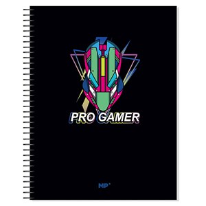 Pack 6 unités carnet extradure a4 120 feuilles carreau design pro gamer