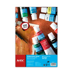 Pack 12 uds bloc d'aquarelle a5 texture rugueuse 300 g&nbsp;m²