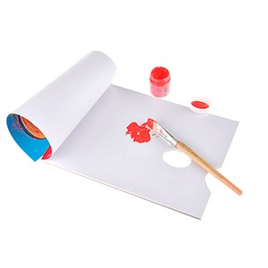 Pack de 6 unités palette type bloc jetable a4 36 feuilles