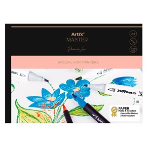 Pack 12 uds bloc de marker paper 30 feuilles a4