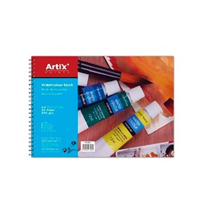 Pack 12 uds block de aquarelle a4 30 feuilles