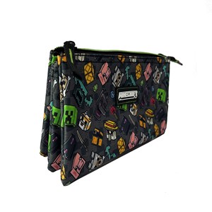 Minecraft pixel 25 trousse triple.