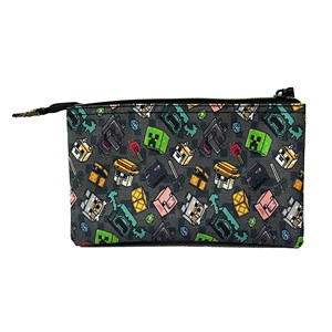 Minecraft pixel 25 trousse triple.