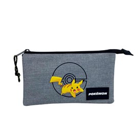 Pokemon pikachu trousse triple.