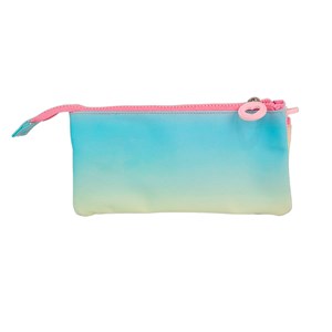 Trousse triple blin blin gradient pink.