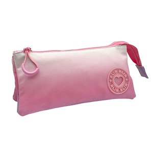 Étui triple blin-blin kuky. Intérieur entièrement doublé et personnalisé