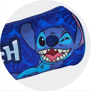 Trousse ronde stitch. Intérieur entièrement doublé et personnalisé.