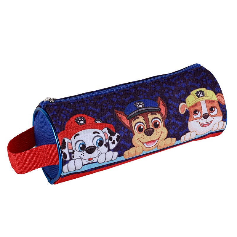 Trousse ronde paw patrol. Intérieur entièrement doublé et personnalisé.