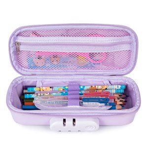 Trousse à crayons avec design licorne en 3d.