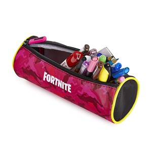 Trousse ronde fortnite skull trooper. Intérieur entièrement doublé.