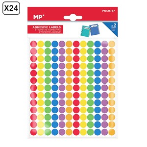 Pack 24 unités étiquettes adhésives personnalisables décorées.