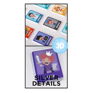 Pack 24 uds. Autocollants stickers en relief design professions