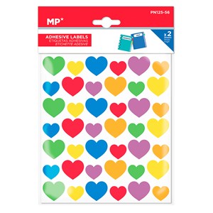 Pack 24 unités étiquettes adhésives personnalisables décorées designs.