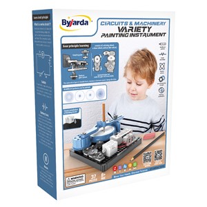 Machine à dessin automatique à construire. 37 pièces. 48 motifs de dessin.