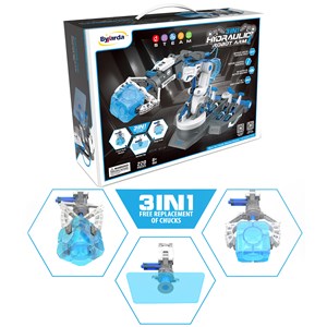 Manipulateur hydraulique 3 en 1 pour construire. 220 pièces.