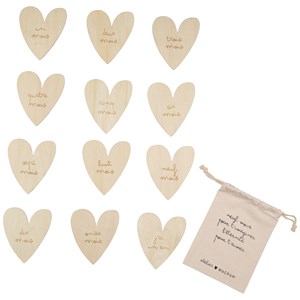 Cartes étapes en bois
