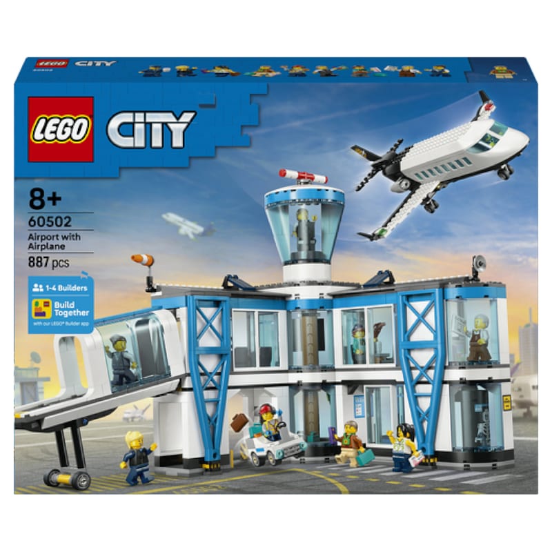 LEGO® City L’aéroport et l’avion 60502
