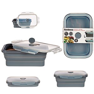 Boîte à lunch en silicone 800 ml.