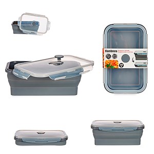 Boîte à lunch en silicone 1200 ml.