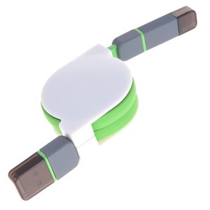 Câble enroulable 2 en 1